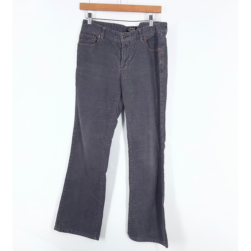 Polo Jeans Co Ralph Lauren Womens 6x32 Gray Corduroy Slim Flare Pants RN118950